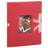Album tascabile Mandia - rosso a coste