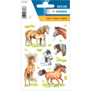 affascinanti adesivi di cavalli della serie DECOR