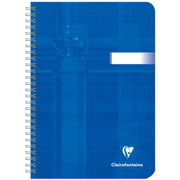 Libro a spirale Clairefontaine, din a5 14,8x21cm, 50 fogli, 90g, quadrato