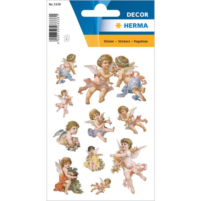 nostalgici angioletti scintillanti della serie DECOR