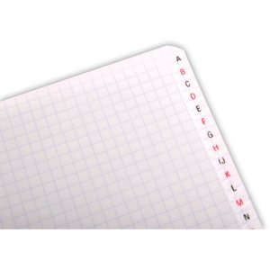 Quaderno 11x17cm, 50 fogli, 90g, a quadretti