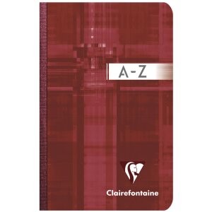 Quaderno indice A7 9x14cm, 96 fogli, 90g, a scacchi assortiti