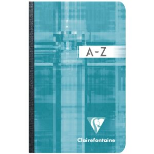 Quaderno indice A7 9x14cm, 96 fogli, 90g, a scacchi assortiti