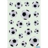 Adesivi HERMA bianco-nero per palloni da calcio serie DECOR