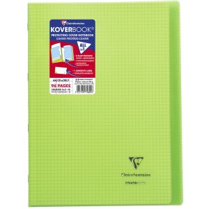 Koverbook PP Clairefontaine, DIN A4, 48 fogli, 90g, quadrato