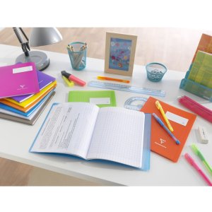 Koverbook PP Clairefontaine, DIN A4, 48 fogli, 90g, quadrato