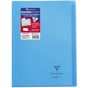 Koverbook PP Clairefontaine, DIN A4, 48 fogli, 90g, quadrato