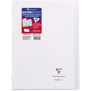 Koverbook PP Clairefontaine, DIN A4, 48 fogli, 90g, quadrato