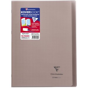 Koverbook PP Clairefontaine, DIN A4, 48 fogli, 90g, quadrato