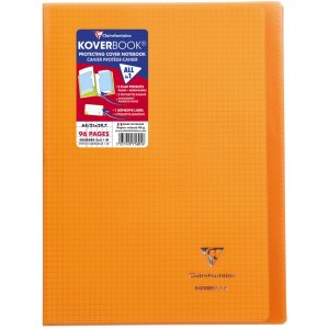 Koverbook PP Clairefontaine, DIN A4, 48 fogli, 90g, quadrato
