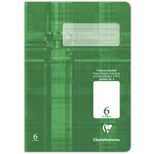 Quaderno Clairefontaine A5 vuoto 16 fogli senza margine