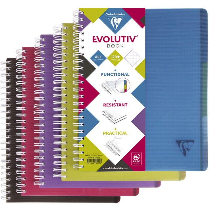 Libro Evolutiv A4+ quadrato 120 fogli
