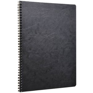 Quaderno a spirale A4 foderato Age Bag nero