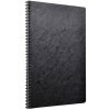 Quaderno a spirale A4 foderato Age Bag nero