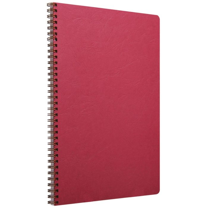Quaderno a spirale Age Bag, DIN A4 21x29,7cm, 50 fogli, 90g, quadrato rosso ciliegia