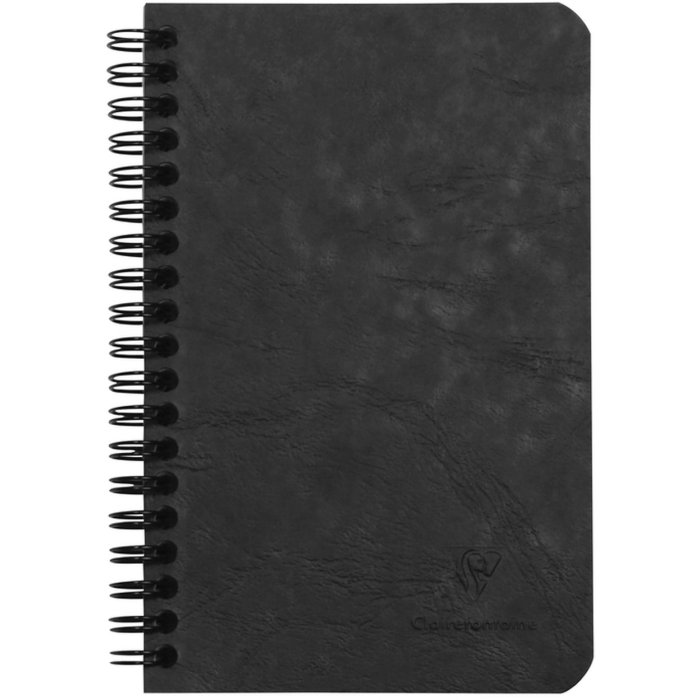 Quaderno a spirale Age Bag, 11x17cm, 60 fogli, 90g, foderato di nero