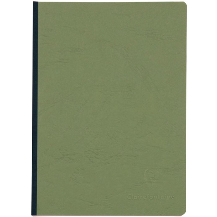 Libretto in brossura Age Bag, DIN A5 14,8x21cm, 96 fogli, 90g, quadrettato Mossgreen