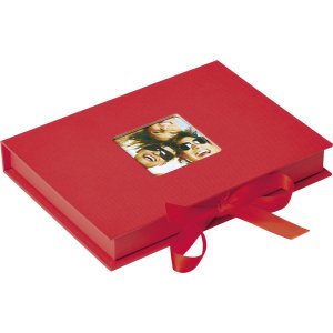 Scatola regalo foto Fun rosso 13x18 cm