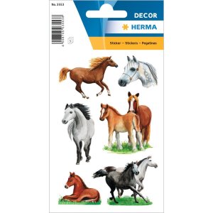 affascinanti adesivi di cavalli della serie DECOR