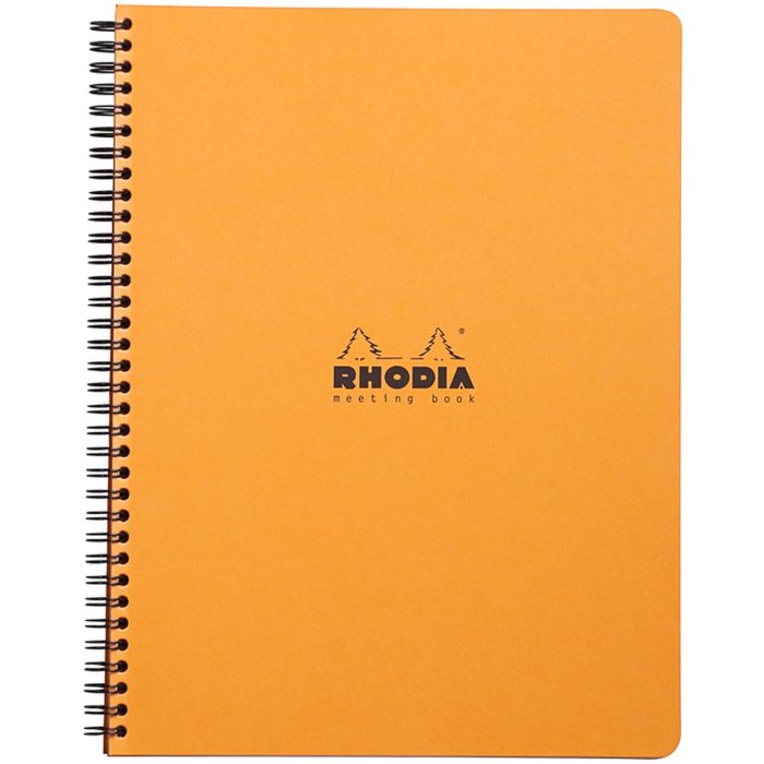 Libro riunioni Rhodia Classic, DIN A4+ 22,5x29,7cm, 80 fogli, 80g, modulo riunioni