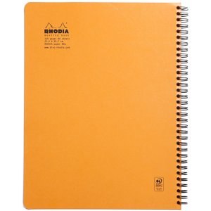 Libro riunioni Rhodia Classic, DIN A4+ 22,5x29,7cm, 80 fogli, 80g, modulo riunioni
