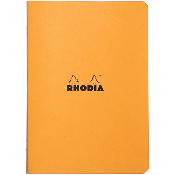 Quaderno Rhodia A5 quadrato 48 fogli arancione