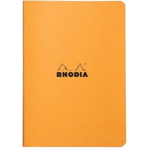Quaderno Rhodia A5 quadrato 48 fogli arancione