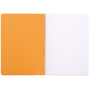 Quaderno Rhodia A5 quadrato 48 fogli arancione