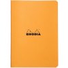 Quaderno Rhodia A5 quadrato 48 fogli arancione