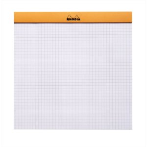 Blocco Le Carré quadrato Rhodia, 5,2x7,5 cm 80 fogli, quadrato