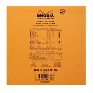 Blocco Le Carré quadrato Rhodia, 5,2x7,5 cm 80 fogli, quadrato