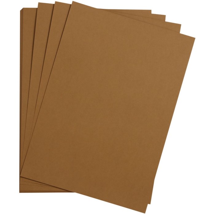 25 fogli di carta argilla a4 marrone
