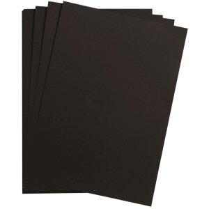 Cartoncino fotografico A4 nero 25 fogli