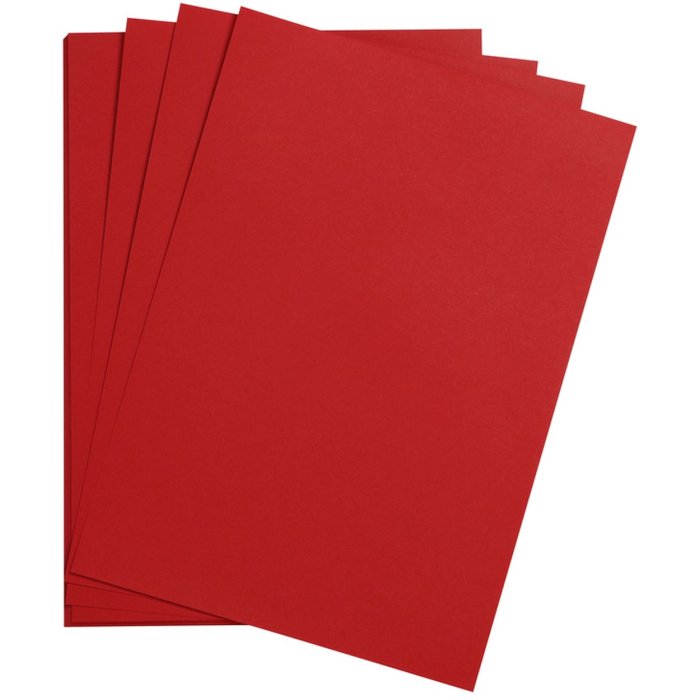 Cartoncino fotografico A4 alto rosso 25 fogli