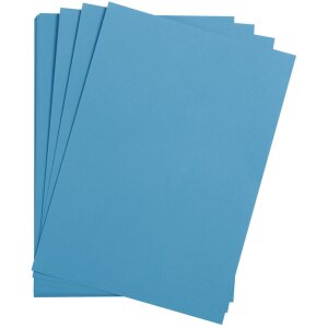 Cartoncino fotografico A4 blu medio 25 fogli