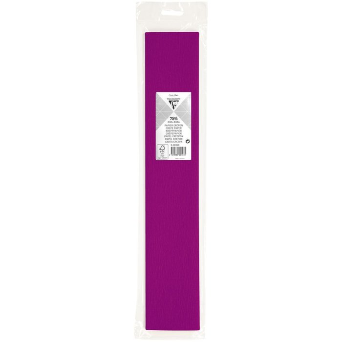 Rotolo di carta crespa fucsia - 95103C Clairefontaine