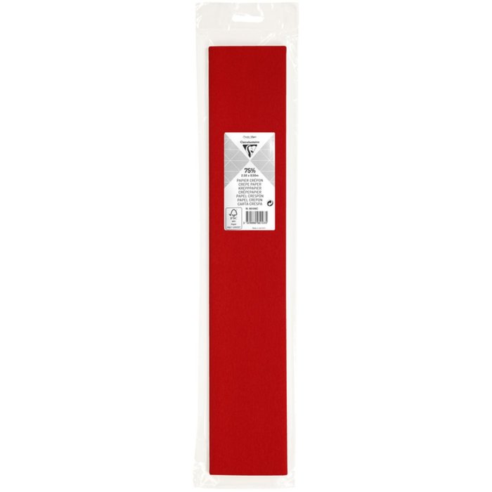 Rotolo di carta crespa rossa - 95106C Clairefontaine