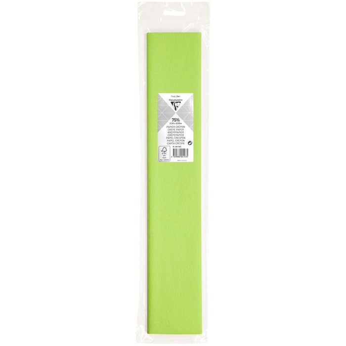 Rotolo di carta crespa verde mela - 95119C Clairefontaine