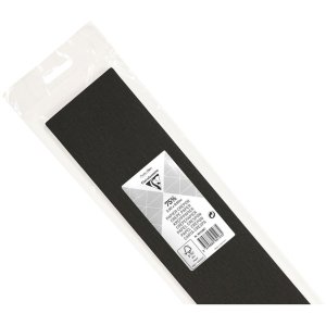 Rotolo di carta crespa nera - 95129C Clairefontaine