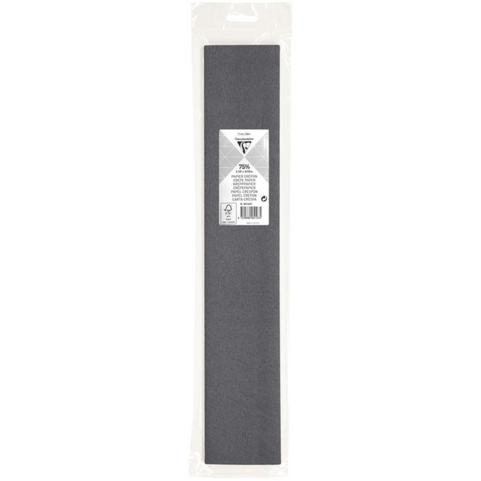 Rotolo di carta crespa grigio - 95132C Clairefontaine