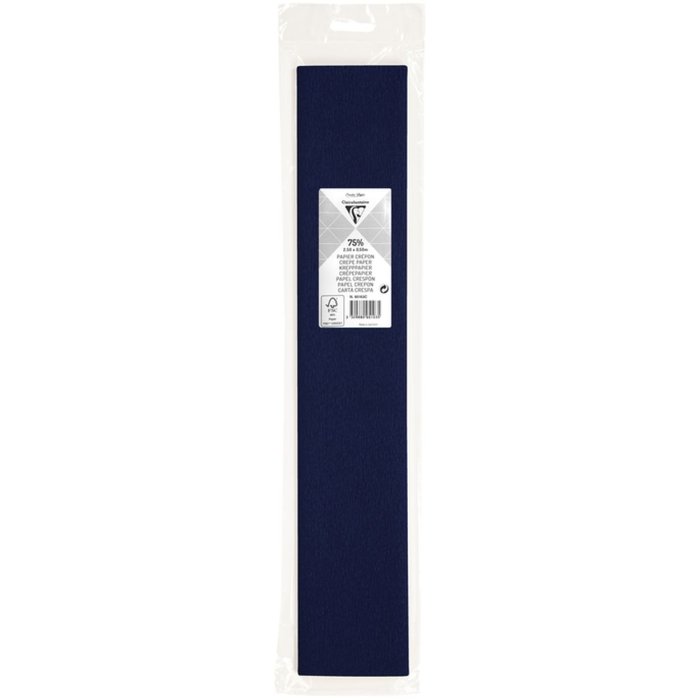 Rotolo di carta crespa blu scuro - 95163C Clairefontaine