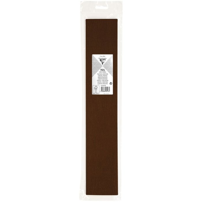 Rotolo di carta crespa al cioccolato - 95173C Clairefontaine