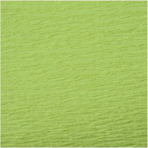 10 fogli di carta crespa verde mela 200x50 cm