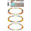 Ghirlande di frutta colorate 4 fogli-confezione