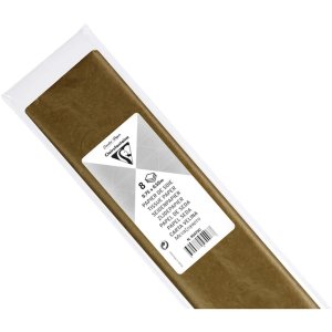 Confezione carta velina impermeabile oro