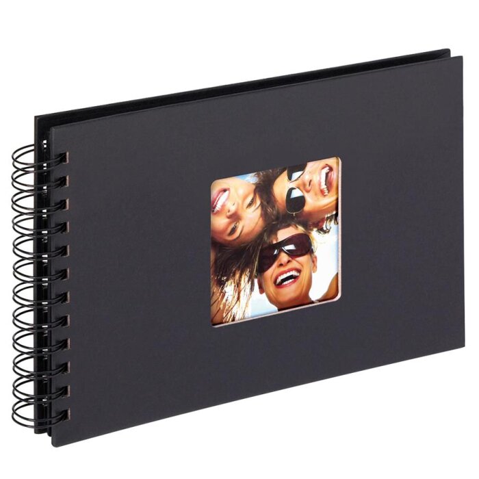 Walther Album a spirale FUN nero 23x17 cm 40 pagine nere