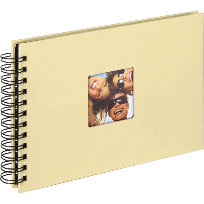 Walther Album a spirale FUN crema 23x17 cm 40 pagine nere