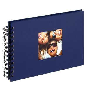 Walther Album a spirale FUN blu 23x17 cm 40 pagine nere