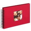 Walther Album a spirale rosso divertente 23x17 cm 40 pagine nere