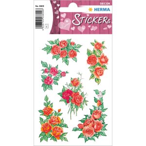 adesivi herma romantici bouquet di rose della serie decor